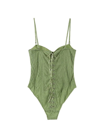 Zakaka Women Lace Corset Bustier Satin Maxi Dress Spaghetti Strap Elegant Formal Evening Party Gown Bodysuite Skirt Set